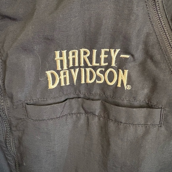 Harley-Davidson® BAD MOON Convertible Nylon Lined Jacket to Vest Mens Size Med - Picture 3 of 12